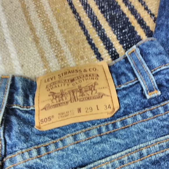 ORANGE TAB VINTAGE LEVI'S MENS SIZE 29/34 - Picture 15 of 16